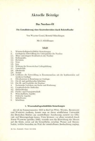 I. Aktuelle Beiträge