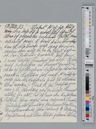 Brief an Alice Bensheimer