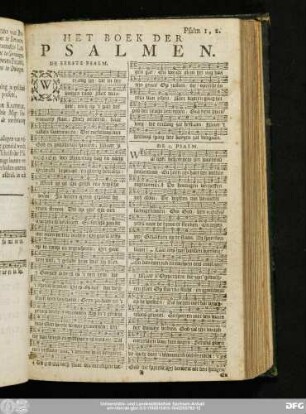 Het Boeck Der Psalmen.