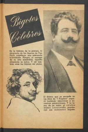 Bigotes célebres - [Ilustración]