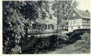 Ansicht der Gaststätte "Grund-Mühle" im Seifersdorfer Tal bei Radeberg