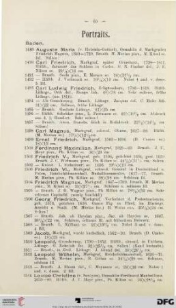 Portraits (Nr. 1489-1784)