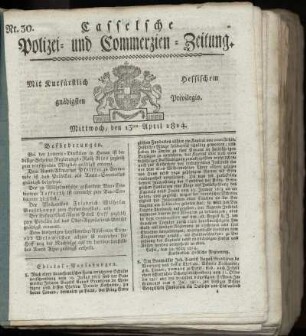 Nr. 30, Mittwoch den 13ten April. 1814
