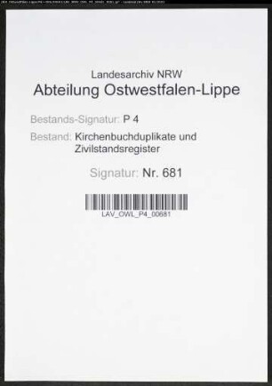 Kirchenbuchduplikat der katholischen Gemeinde Ostinghausen (GHT 1808-1816), GT 1816 mit Protokoll. (Gemeinde: Ostinghausen, katholische Gemeinde)
