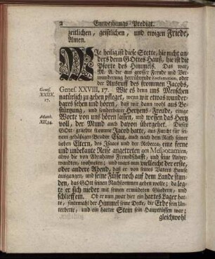 [Einweihungs-Predigt.]
