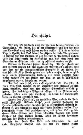 Heimfahrt