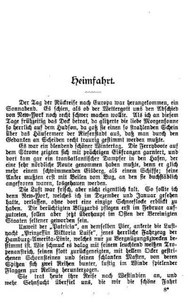 Heimfahrt