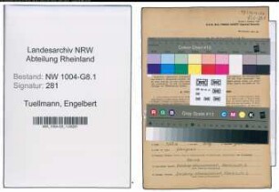Entnazifizierung Engelbert Tuellmann , geb. 27.05.1901 (Konstrukteur)