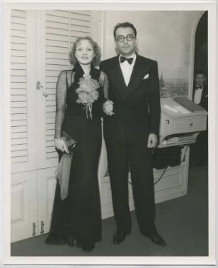 Marlene Dietrich und Rouben Mamoulian (Los Angeles, 1933) (Archivtitel)