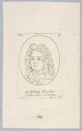 Bildnis des Gottfriedus Kneller
