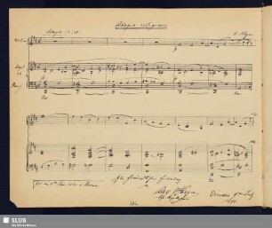 Hagen, Adolph;1896 [Noten- und Texteintrag]