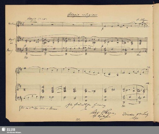 Hagen, Adolph;1896 [Noten- und Texteintrag]