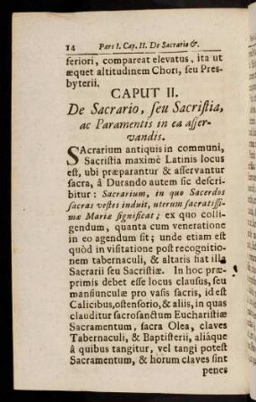 14-22, Caput II