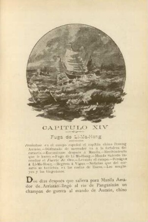 Capitulo XIV. Fuga de Li-Ma-Hong