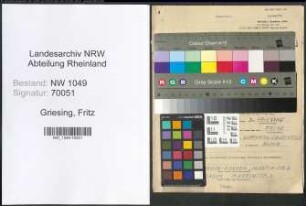 Entnazifizierung Fritz Griesing , geb. 29.04.1903 (Lehrer)