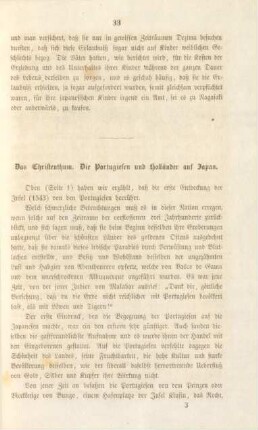 Das Christenthum. Die Portugiesen und Holländer auf Japan
