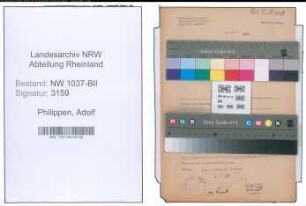 Entnazifizierung Adolf Philippen , geb. 01.05.1904 (Landwirt)