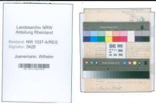 Entnazifizierung Wilhelm Juenemann , geb. 00.00.0000 ()