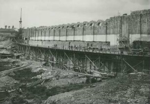 Talsperre Muldenberg bei Grünbach im Vogtland, Deutschland, 1923