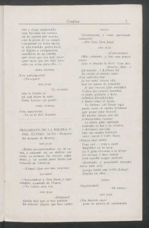 Fragmento de la escena 9ª del último acto