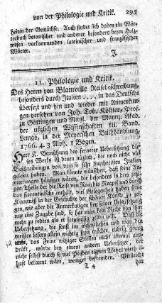 11. Philologie und Kritik.