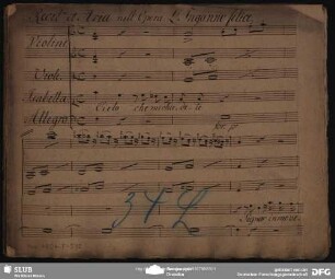 Recitativo: "Cielo che mi chiedete"
