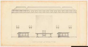 Schloss Posen, Posen Umbau: Arbeitszimmer des »Führers« 1.OG 1:20