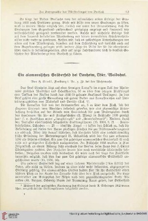 16: Ein alamannisches Gräberfeld bei Lienheim, Ldkr. Waldshut