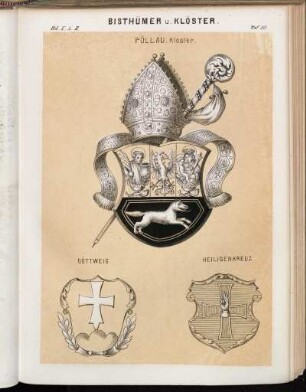 Taf. 50. Pöllau, Kloster. - Göttweig - Heiligenkreuz