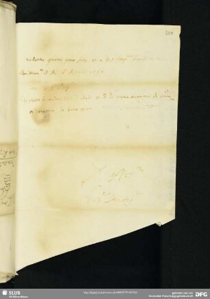 Briefe des Germanico Savorgnan (1554-1597) [zu Bl. 284-289]