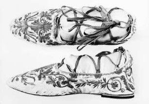 Schuhe Kaiser Napoleons I. zur Krönung 1804