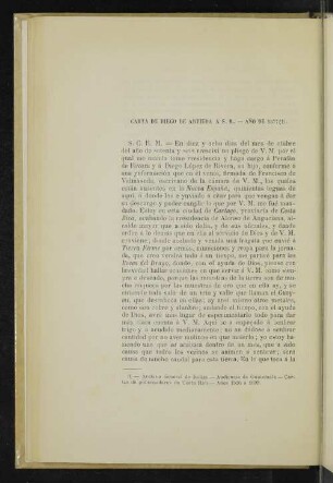Carta de Diego de Artieda á S. M. - Año de 1577 (1).