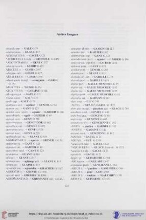 Autres langues