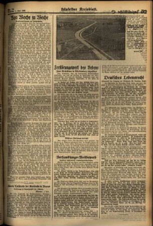 Zweite Ausgabe vom Montag, den 01. Juli 1935.