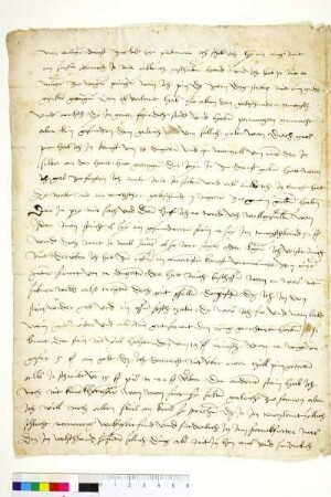 Brief Albrecht Dürers an Willibald Pirckheimer [Venedig, 8. März 1506] - Nürnberg, STN, PP 394,3