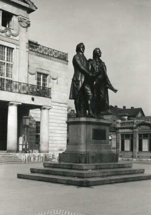 Weimar, Goethe-Schiller-Denkmal