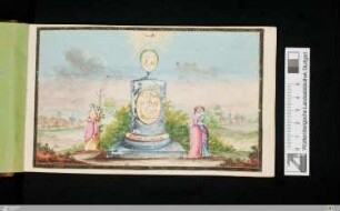 Widmungsminiatur mit Geschenkvermerk von Susanne Maria Gontard