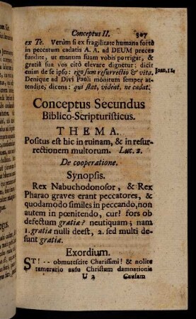 307-315, Conceptus Secundus Biblico-Scripturisticus.