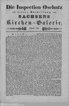 Staucha : 25. Lieferung
