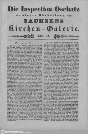 Staucha : 25. Lieferung