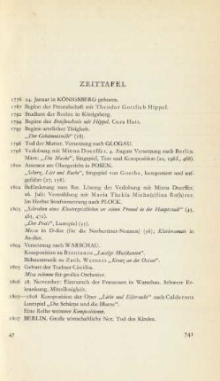 Zeittafel
