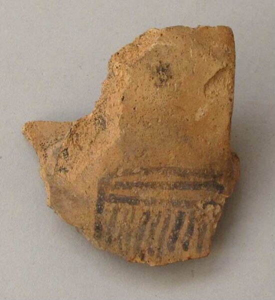 Fragment of a clay vessel