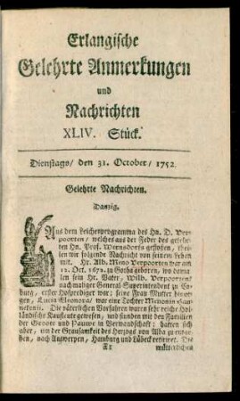 XLIV. Stück