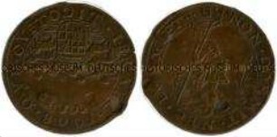 Niederlande, Historienpfennig, Rechtfertigung Oldenbarnevelts