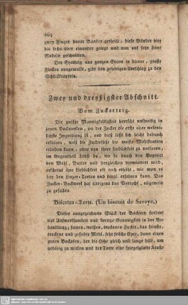 Zwey und dreyßigster Abschnitt. Vom Zuckerteig