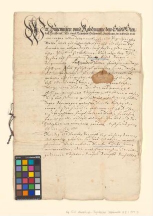 Altmärkische und prignitzsche Städte verschreiben sich Gerhard Kühne, Bürger zu Tangermünde, über 500 Gulden.