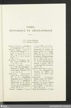 Index Historique Et Géographique
