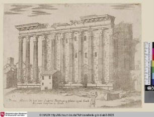 [The Porticus of Antoninus Pius in Rome; Säulenhalle des Antoninus Pius in Rom]