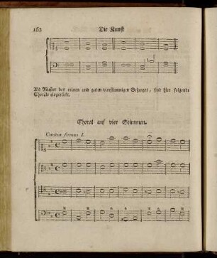 Choral auf vier Stimmen.