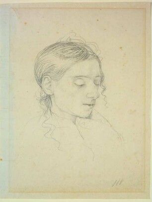 Kopfstudie der Sophia Sieveking
